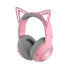 Razer Fejhallgató - Kraken Kitty V2 BT Quartz Ed. (Bluetooth, mikrofon, hangerőszabályzó, rózsaszín)