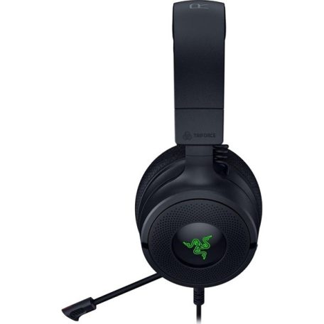 Razer Fejhallgató - Kraken V4 X (USB, mikrofon, hangerőszabályzó, 1,8m kábel, fekete)