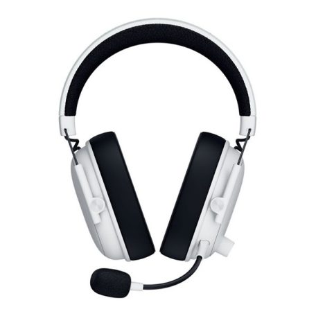 Razer Fejhallgató - Blackshark V3 White (Bluetooth, mikrofon, hangerőszabályzó, fehér)