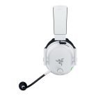 Razer Fejhallgató - Blackshark V3 White (Bluetooth, mikrofon, hangerőszabályzó, fehér)