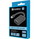 Sandberg Átalakító - USB 3.0 to HDMI Converter