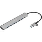 Sandberg USB Hub - USB-C/A to 7 x USB 3.0 Hub
