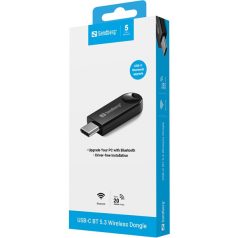 Sandberg Bluetooth Adapter - USB-C BT 5.3 Wireless Dongle