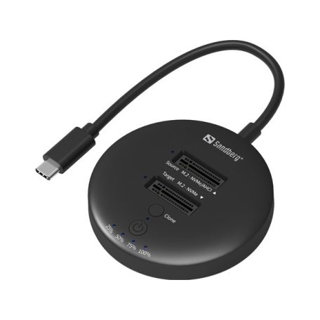 Sandberg M.2 SSD dokkoló -USB3.2 Cloner Dock for M2+NVMe