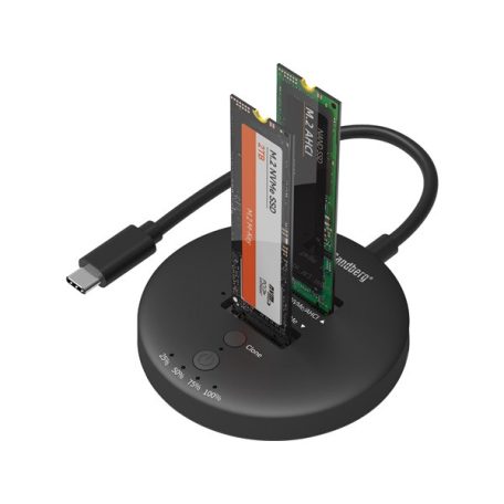 Sandberg M.2 SSD dokkoló -USB3.2 Cloner Dock for M2+NVMe