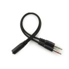Sandberg Fejhallgató - MiniJack Chat Headset Saver (mikrofon; 3,5mm jack; hangerő szabályzó; 1,8m kábel; fekete)