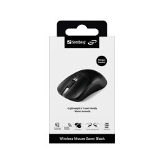 Sandberg Egér - Wireless Mouse Saver Black