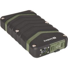   Sandberg Akkubank - Survivor Powerbank 20100mAh (kültéri; IP67 por, csepp és ütésálló; LED lámpa; 1,5A + 2,4A USB csat.)