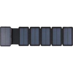 Sandberg Akkubank - Solar 6-Panel Powerbank 20000 (napelemes; kültéri; IPX4 cseppálló; LED lámpa; 2xUSB-A+USB-C)