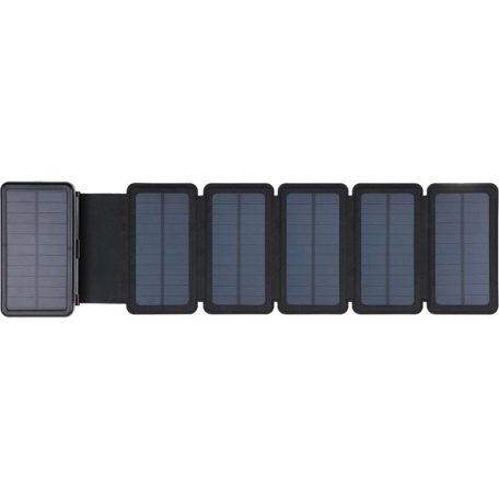 Sandberg Akkubank - Solar 6-Panel Powerbank 20000 (napelemes; kültéri; IPX4 cseppálló; LED lámpa; 2xUSB-A+USB-C)