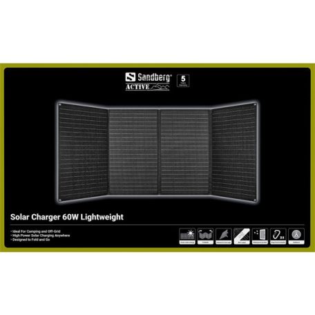 Sandberg Napelem - Solar Charger 60W Lightweight