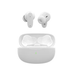   S-Link Fülhallgató Vezeték Nélküli - SL-TWS08 White (Bluetooth, ENC, Type-C, 4x HD mikrofon, 40 óra, fehér)