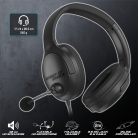Spirit of Gamer Fejhallgató - PRO-H4 Black (MultiPlatform, mikrofon, 3.5mm jack, hangerőszabályzó, fekete)