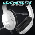 Spirit of Gamer Fejhallgató - PRO-H4 White (MultiPlatform, mikrofon, 3.5mm jack, hangerőszabályzó, fehér)