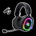 Spirit of Gamer Wireless Fejhallgató - MIC-XH1200 (MultiPlatform,7.1,mikrofon, hangerőszabályzó, nagy-párnás, fekete)