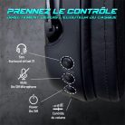 Spirit of Gamer Wireless Fejhallgató - MIC-XH1200 (MultiPlatform,7.1,mikrofon, hangerőszabályzó, nagy-párnás, fekete)