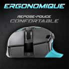 Spirit of Gamer Egér - ELITE-M60 Black (Optikai, 20000 DPI, 1000Hz, 9 programozható gomb, RGB, vezetékes, fekete)