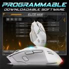 Spirit of Gamer Egér - ELITE-M60 White (Optikai, 20000 DPI, 1000Hz, 9 programozható gomb, RGB, vezetékes, fehér)