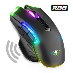   Spirit of Gamer Egér Vezeték nélküli - ELITE-M70 (Optikai, 4800DPI, 8 programozható gomb, Max.: 10m, fekete)