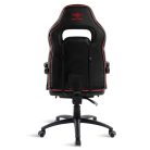Spirit of Gamer szék - MUSTANG Red (állítható dőlés/magasság; kihajtható lábtartó; max.120kg-ig, piros)