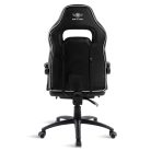 Spirit of Gamer szék - MUSTANG White (állítható dőlés/magasság; kihajtható lábtartó; max.120kg-ig, fehér)