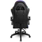 Spirit of Gamer szék - SIRIUS (RGB, állítható dőlés/magasság; kihajtható lábtartó; max.120kg-ig, fekete)