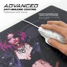 Spirit of Gamer Egérpad - Phantom (420 x 330 x 4mm; varrott szélek; üveg felület; fekete)