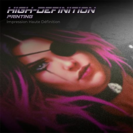 Spirit of Gamer Egérpad - Phantom (420 x 330 x 4mm; varrott szélek; üveg felület; fekete)