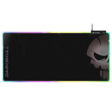 Spirit of Gamer Egérpad - Darkskull RGB - XXXL (RGB háttérvilágítás, USB Hub, 900 x 400 x 4mm; fekete)