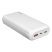 S-Link Powerbank - G205 20000mAh (2xUSB, 18W Gyorstöltés QC3.0, Micro usb, Type-C, led, fehér)