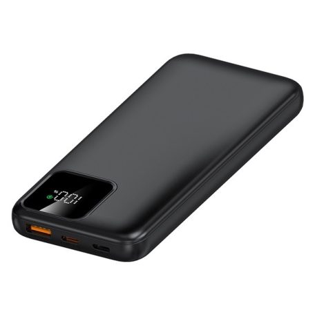 S-Link Powerbank - IP-G16L 10000mAh (3x Type-C, Lightning, 20W PD, led, fekete)