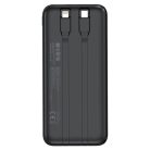 S-Link Powerbank - IP-G16L 10000mAh (3x Type-C, Lightning, 20W PD, led, fekete)