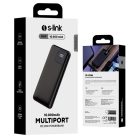 S-Link Powerbank - IP-G16L 10000mAh (3x Type-C, Lightning, 20W PD, led, fekete)