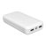 S-Link Powerbank - P201 20000mAh (2xUSB, Micro usb, Type-C, led, fehér)