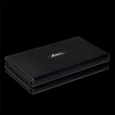   Advance Külső HDD/SSD Ház 2.5" - STEELDISK 2.5" (USB-A3.0 to SATA, fekete)