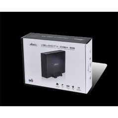   Advance Külső HDD Ház 3.5" - VELOCITY DISK S8 (USB-A3.0 to SATA, külső táp, fekete)