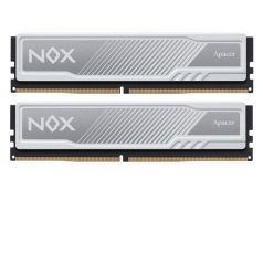   Apacer Memória Desktop - 16GB KIT DDR4 NOX (2x8GB, 3200MHz, CL16, 1.35V, hűtőbordás, fehér)