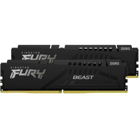 Kingston Memória Desktop - 32GB Kit DDR5 FURY Beast (2x16GB, 6400MHz, CL32)