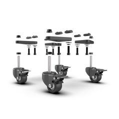   Trak Racer Szimulátor kiegészítő - Universal Caster Wheels with Brake & Mounting Brackets