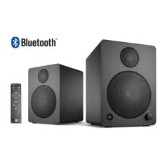   WaveMaster Hangszóró 2.0 - CUBE MINI NEO Black (36W RMS, Bluetooth, 3,5mm jack, RCA, Toslink, Távírányító, Fekete)