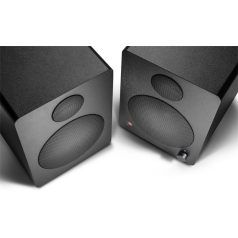   WaveMaster Hangszóró 2.0 - CUBE MINI NEO Black (36W RMS, Bluetooth, 3,5mm jack, RCA, Toslink, Távírányító, Fekete)