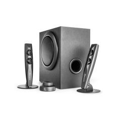   WaveMaster Hangszóró 2.1 - STAX BT (46W RMS, Fa mélynyomó, Bluetooth, 3,5mm jack, RCA, Fekete)