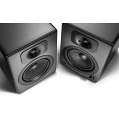   WaveMaster Hangszóró 2.0 - TWO NEO Gray (60W RMS, Bluetooth, 3,5mm jack, RCA, Toslink, USB-Audio, Távírányító, Szürke)