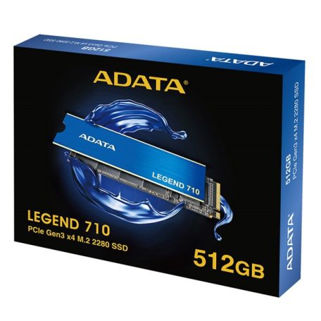 ADATA SSD - 512GB LEGEND 710 (3D TLC, M.2 PCIe Gen 3x4, r:2400 MB/s, w:1000 MB/s)