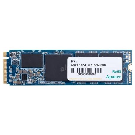 Apacer SSD AS2280P4 Series - 256GB AP256GAS2280P4-1 (M.2 PCI-E Gen. 3, Olvasás: 2100 MB/s, Írás: 1300 MB/s)