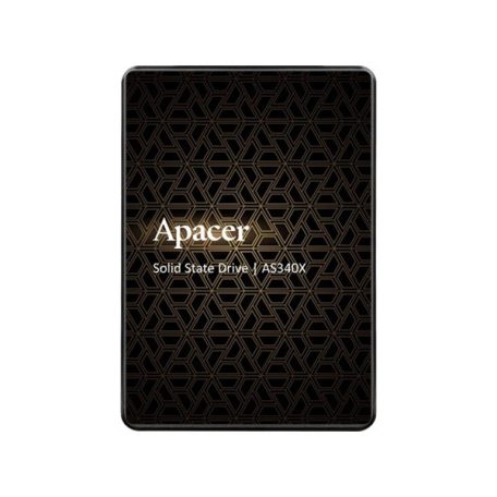Apacer SSD AS340X Panther Series - 480GB AP480GAS340XC-1 (SATA3, Olvasás: 550 MB/s, Írás: 520 MB/s)