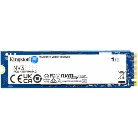 Kingston SSD 1TB - SNV3S/1000G (M.2 NVMe NV2, R/W: 6000/4000MB/s)