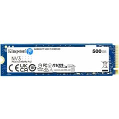   Kingston SSD 500GB - SNV3S/500G (M.2 NVMe NV2, R/W: 5000/2200MB/s)