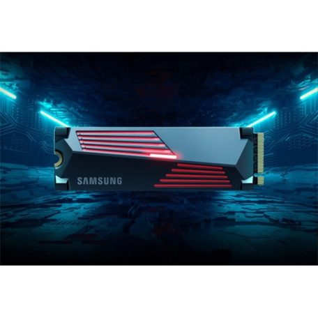 Samsung SSD 2TB - MZ-V9P2T0GW (990 PRO hűtőbordás, PCle 4.0x4, NVMe M.2, 2TB)