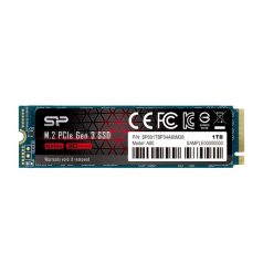   Silicon Power SSD - 1TB A80 (r:3400 MB/s; w:3000 MB/s, NVMe 1.3 támogatás, M.2 PCIe Gen 3x4)